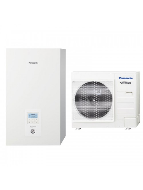 Air-to-Water Heat Pump Systems Heating and Cooling Bibloc Panasonic Aquarea KIT-WC09JE5-1-S
