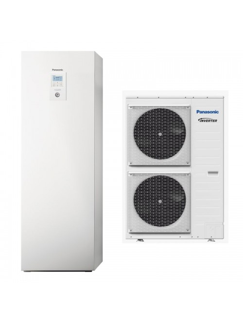 Air-to-Water Heat Pump Systems Heating and Cooling Bibloc Panasonic Aquarea All-In-One Compact KIT-ADC16HE5C-S