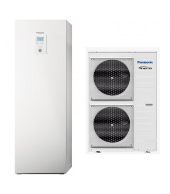 Heating and Cooling Bibloc Panasonic Aquarea T-CAP All-In-One Compact KIT-AXC12HE5C-S