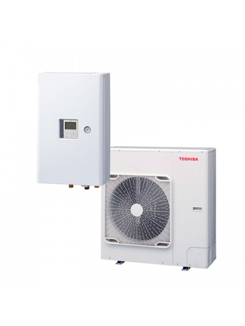 Air-to-Water Heat Pump Systems Heating and Cooling Bibloc Toshiba Mural Estia ALFA 65