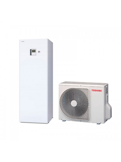 Luft-Wasser-Wärmepumpen Heizen und Kühlen Bibloc Toshiba All-In-One Estia All-In-One MINI 55