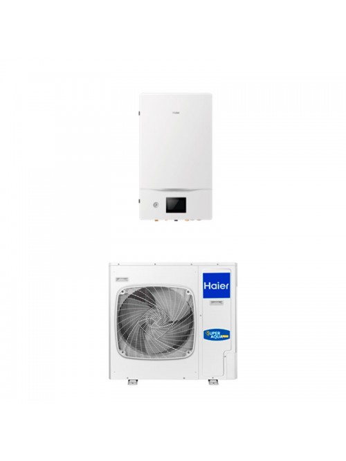 Air-to-Water Heat Pump Systems Heating and Cooling Bibloc Haier Super Aqua S 8