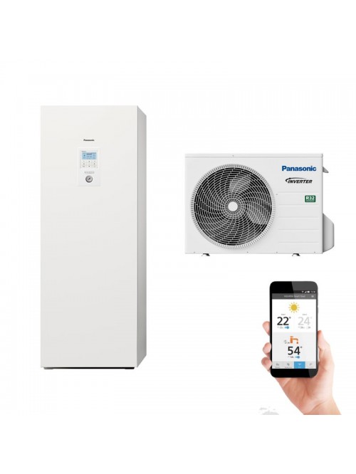 Air-to-Water Heat Pump Systems Bibloc Panasonic Aquarea High Performance All in One Compact. KIT-ADC03JE5C-S (OUTLET)
