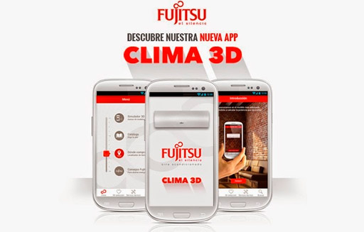 Nueva app FUJITSU CLIMA 3D de Fujitsu Aire Acondicionado